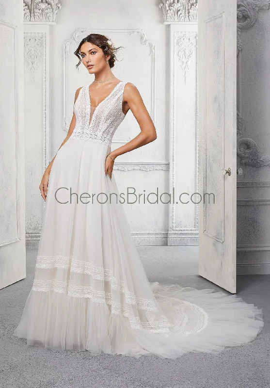 Blu - 5916 - Clara - Cheron's Bridal, Wedding Gown