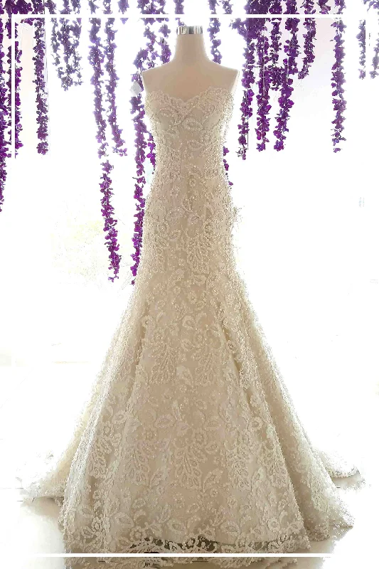 Rent: Hian Tjen - Fully Beaded Wedding Gown