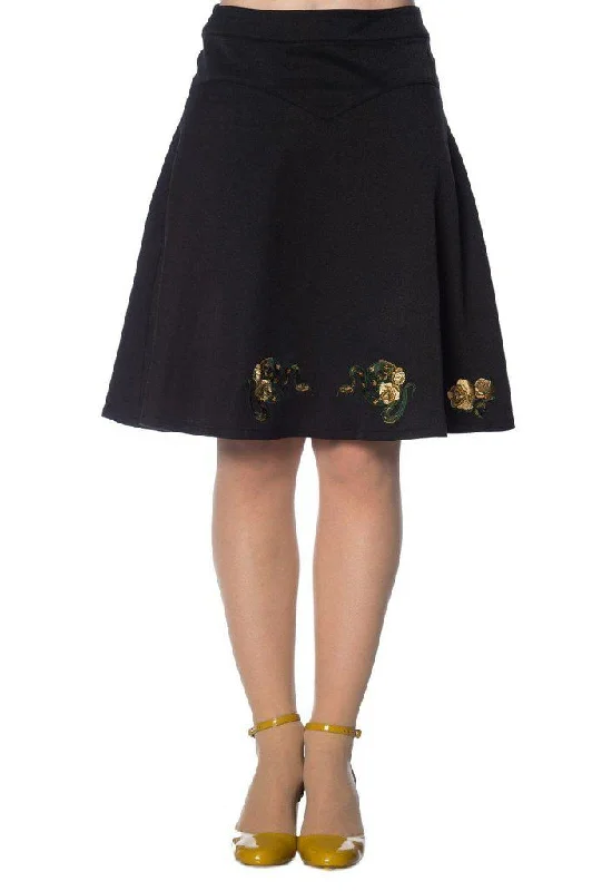 Serpent Flare Skirt