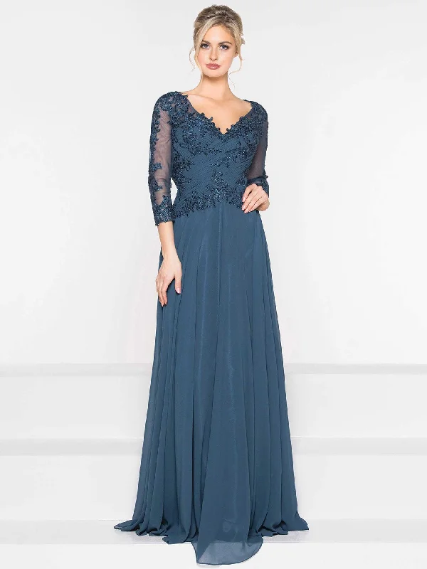 Peacock 22 Marsoni Long Long Sleeve Mother of Bride Dress Sale