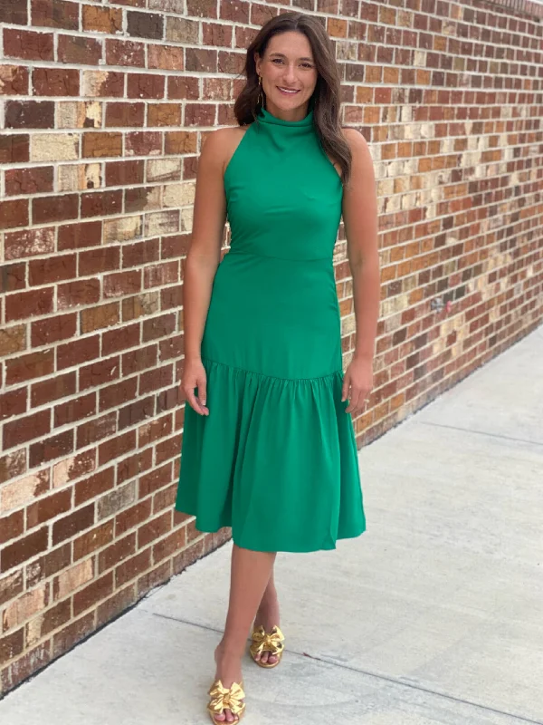 Bowden Dress (Dark Green)