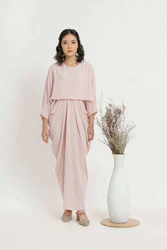 Amara Kaftan Dress - Baby Pink