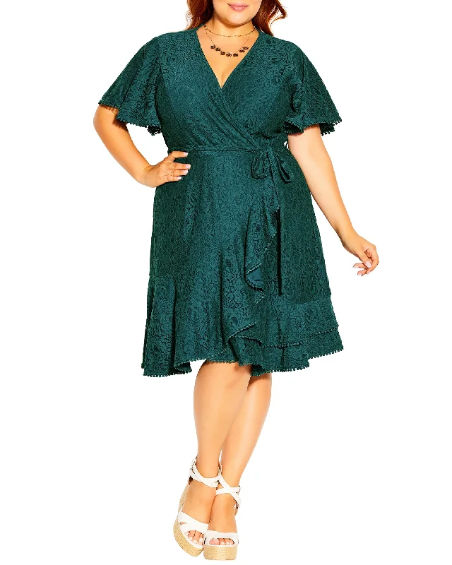 Anja Sweet Luv Dress | Forest Green