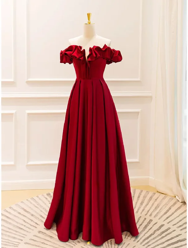 Ball Gown A-Line Evening Gown Empire Dress Prom Floor Length Sleeveless V Neck Jersey with Pleats Strappy