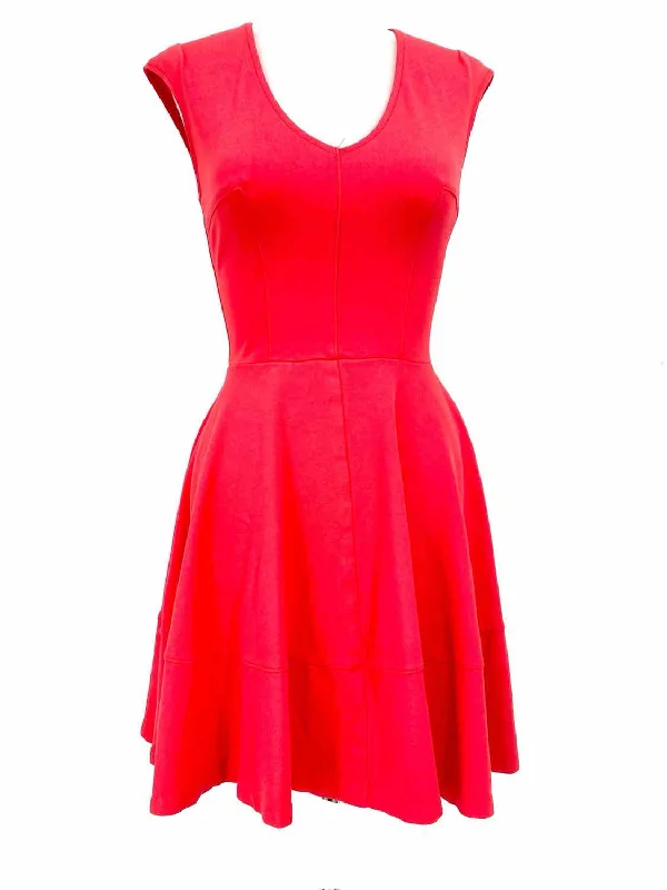 bar III Women's Hot Pink Empire Rayon Blend Size XS Dress