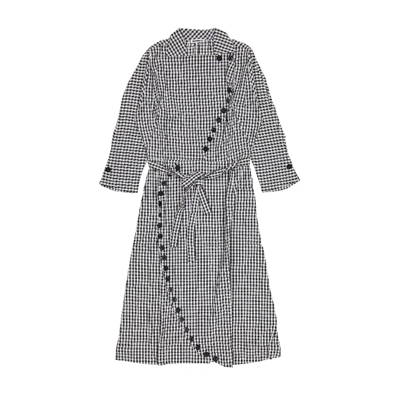 Batsheva Black Gingham Bella Womens Dress