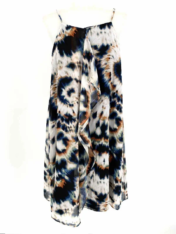 BCBGeneration Women's Blue Shift Tie Dye Size M Dress