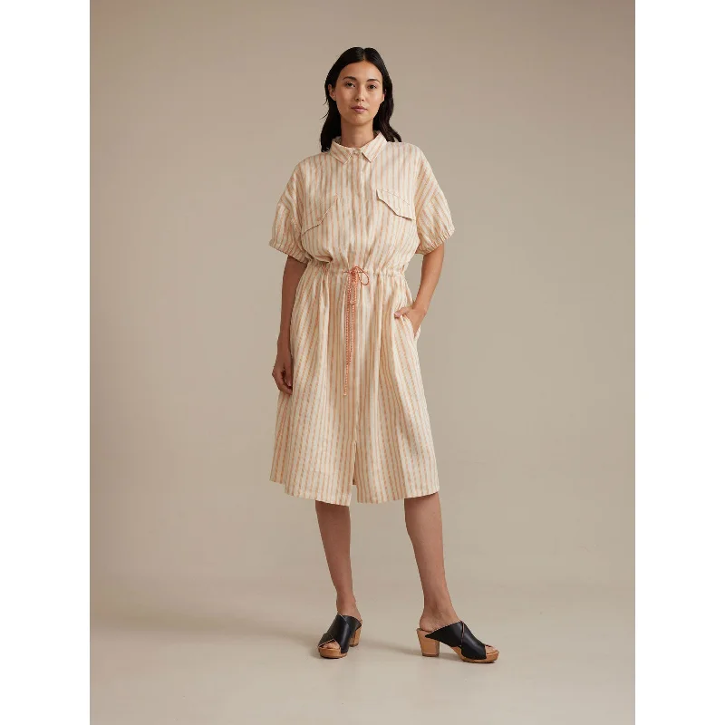 Bellerose Orange Stripe Varia Womens Dress