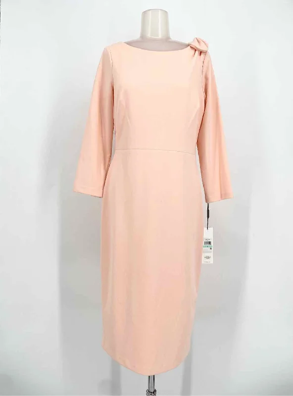 Calvin Klein Women's Peach sheath Date Night Size 8 Dress