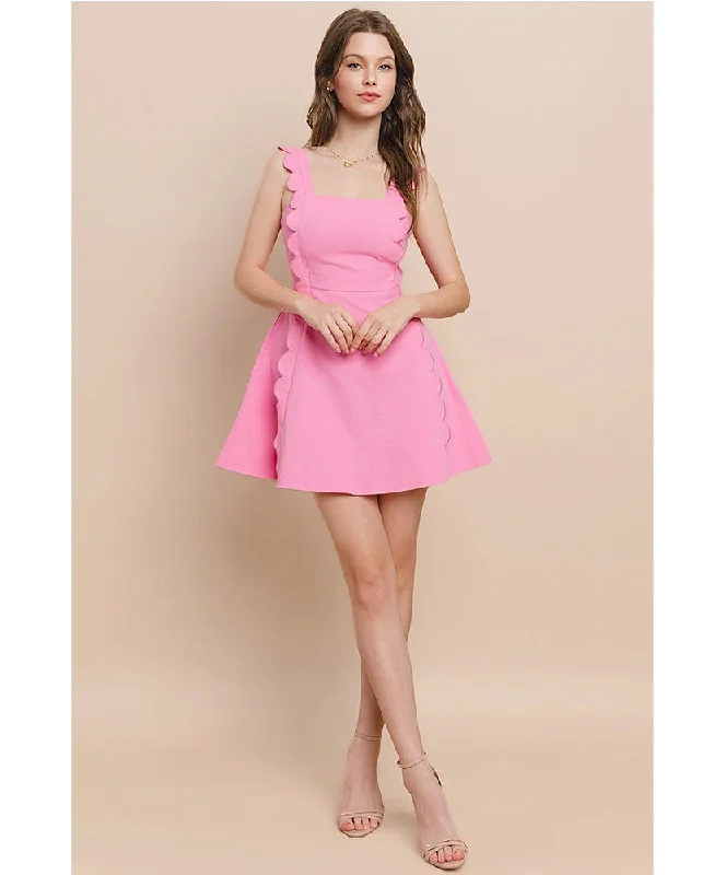 Stay Sweet Scalloped Dress