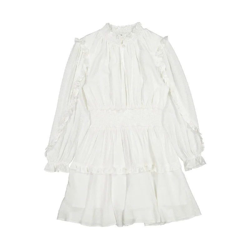 Designers Remix Cream Hawaii Smock Dress