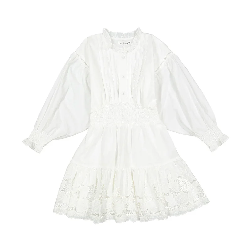 Designers Remix Cream Sandrine Broderie Dress