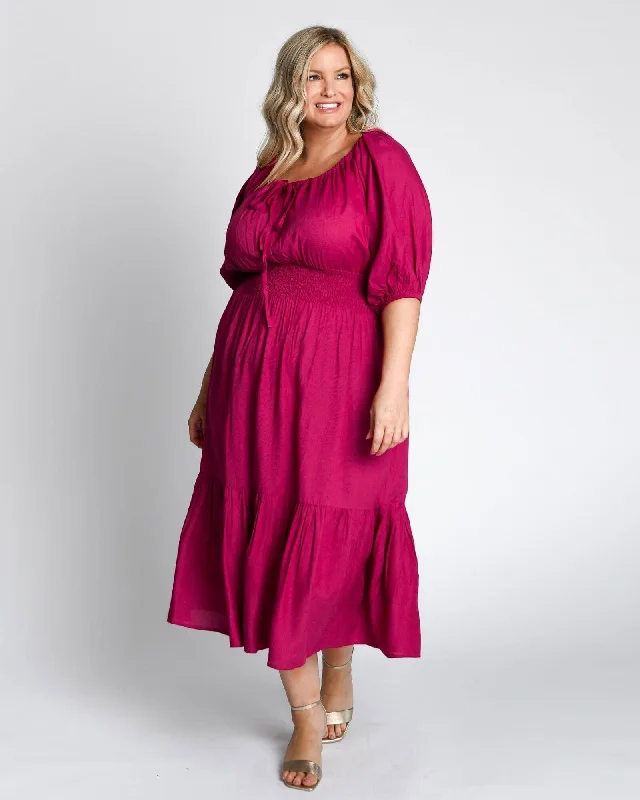 Diana Prairie Dress | French Plum