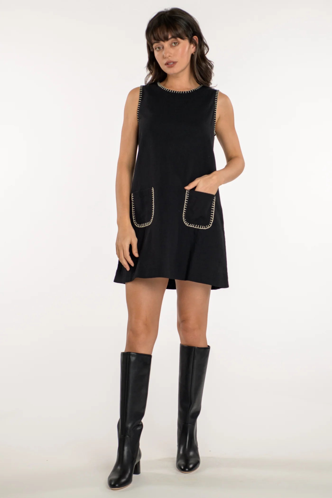 Ellie Dress (Solid Black)