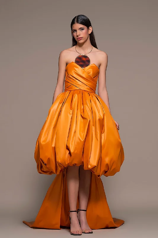 Heart Shape Pleated Dress