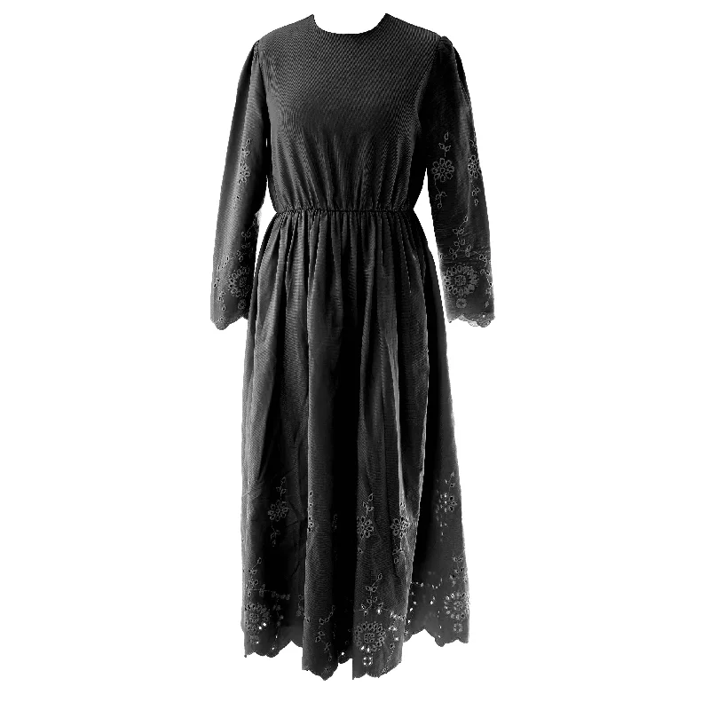 Hev Black Eyelet Dress