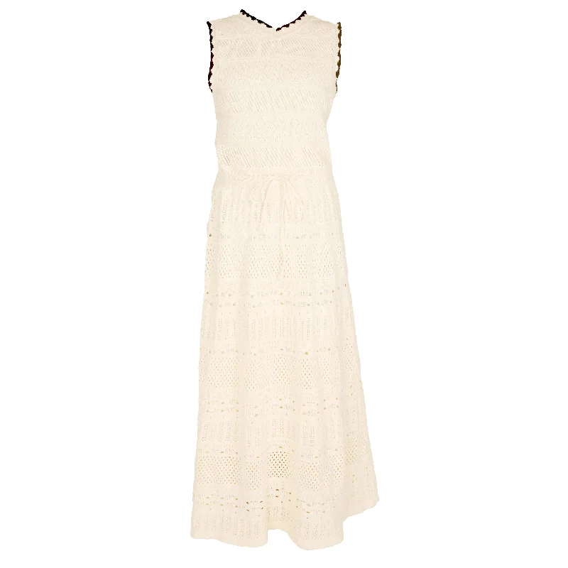 HEV White Knit Dress