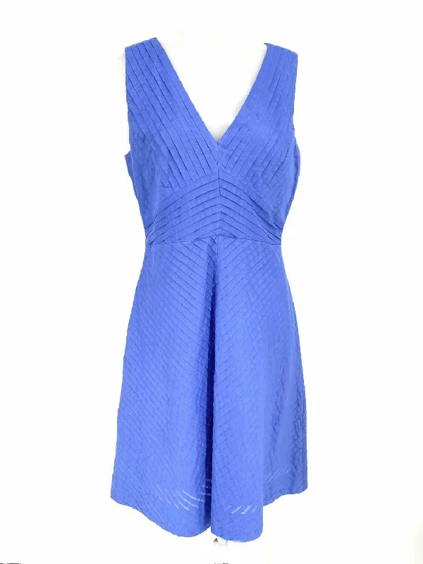 J Crew Women's Periwinkle Empire Cotton Size 8 Dress