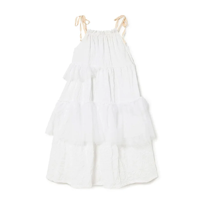 Little Creative Factory White Honolulu Sun Dress