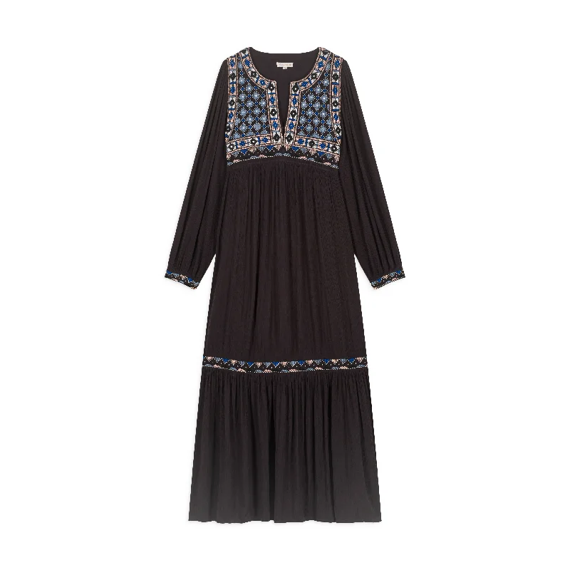 Louise Misha Charcoal Gabriella Dress