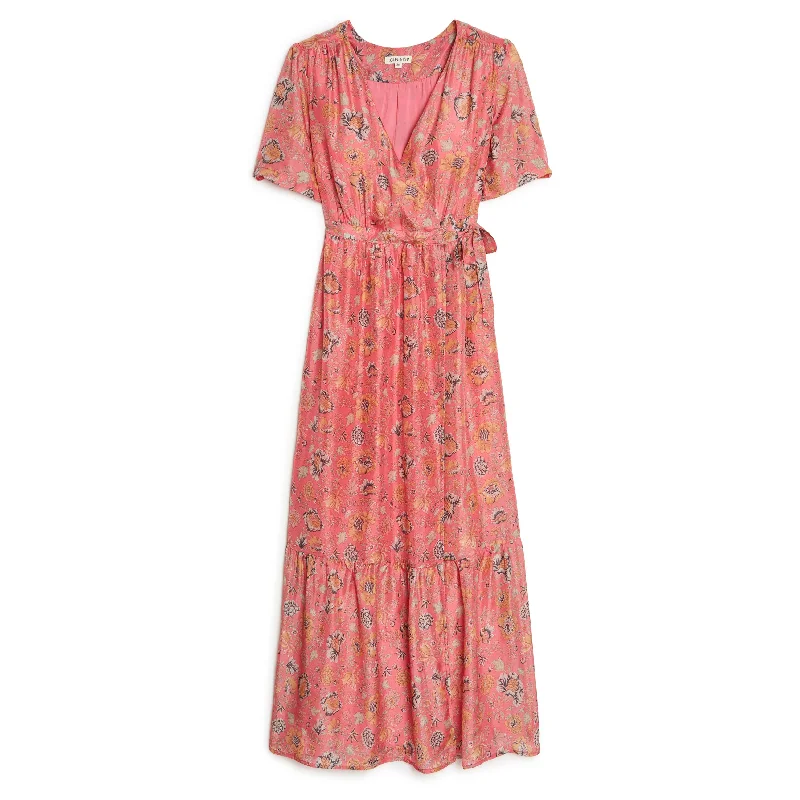 Louise Misha  Strawberry Bohemian Hindi Sandhya Dress