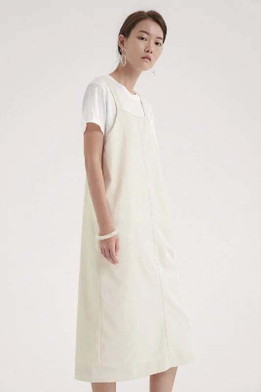 Capsule Stitch Dress Cream