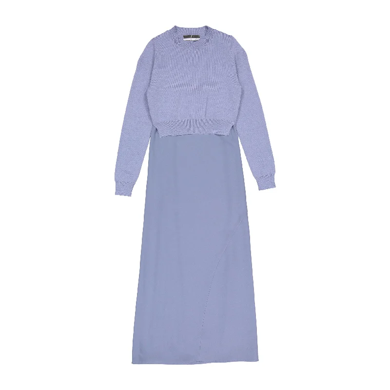 ROWE Light Blue Slip Dress Set