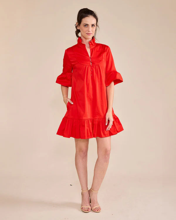 Mary Dress (Parisian Red)