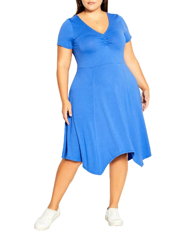 Selina Dress | Azure Blue