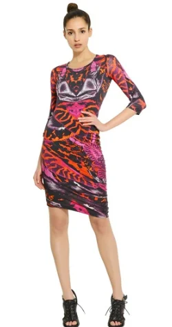 Sleeved Kaleidoscope Dress