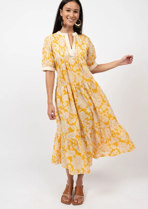 Golden Tropics Dress (Gold)