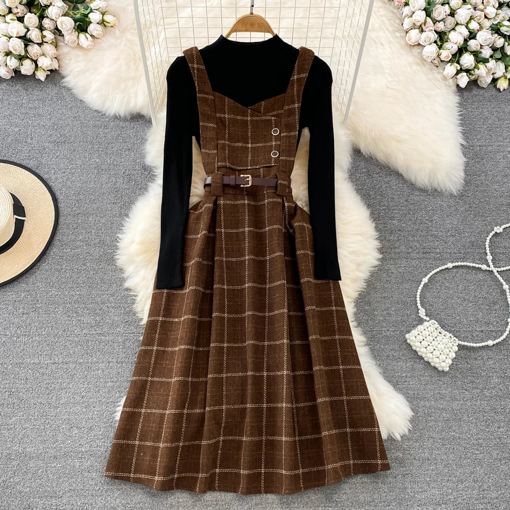 Vintage Korean Two Piece Set Dress