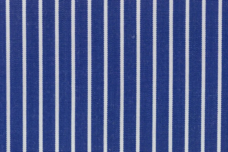 Soho Blue With White Stripe Shirting